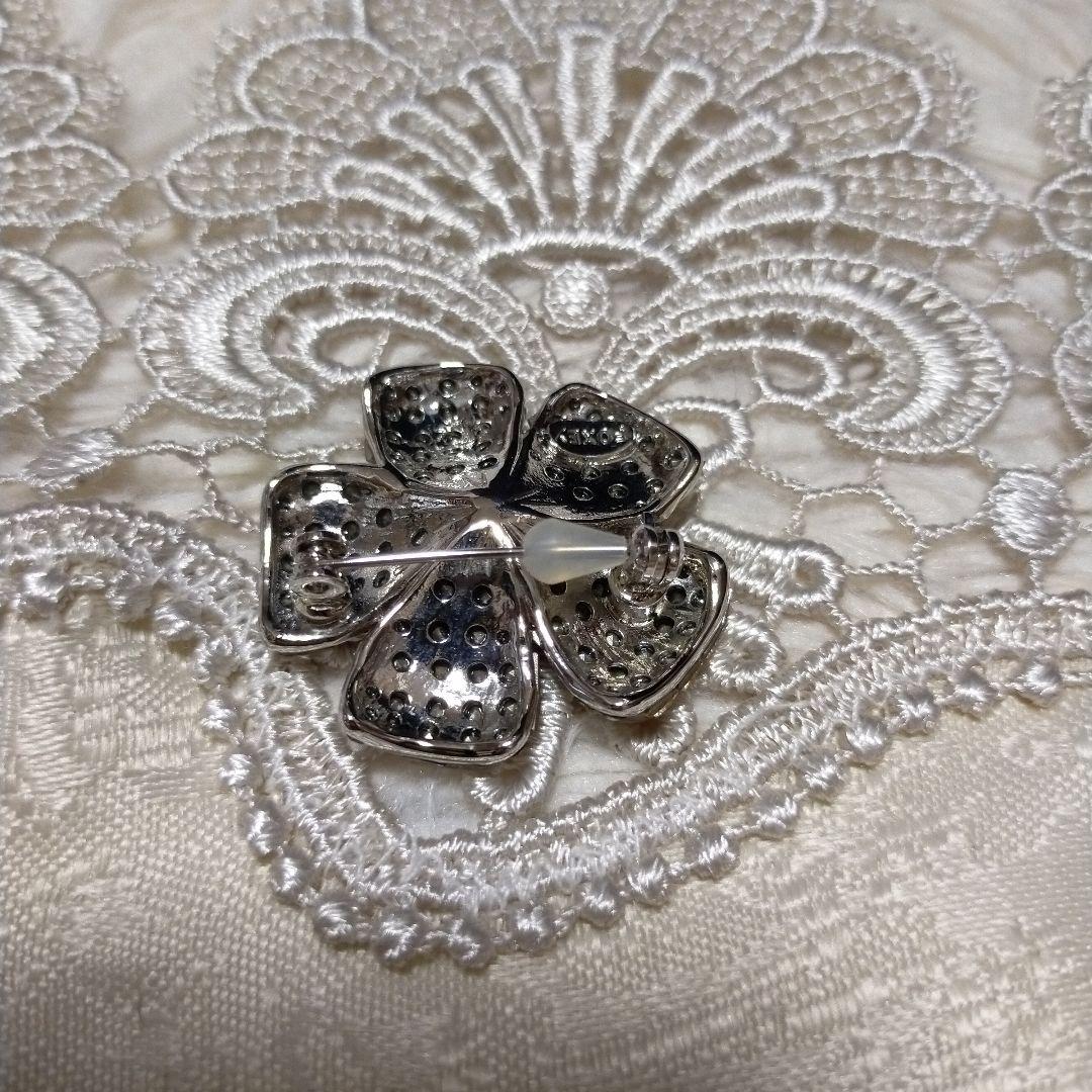 FOXEY ブローチ フラワー 花 フォクシー ゴールド系 アクセサリー