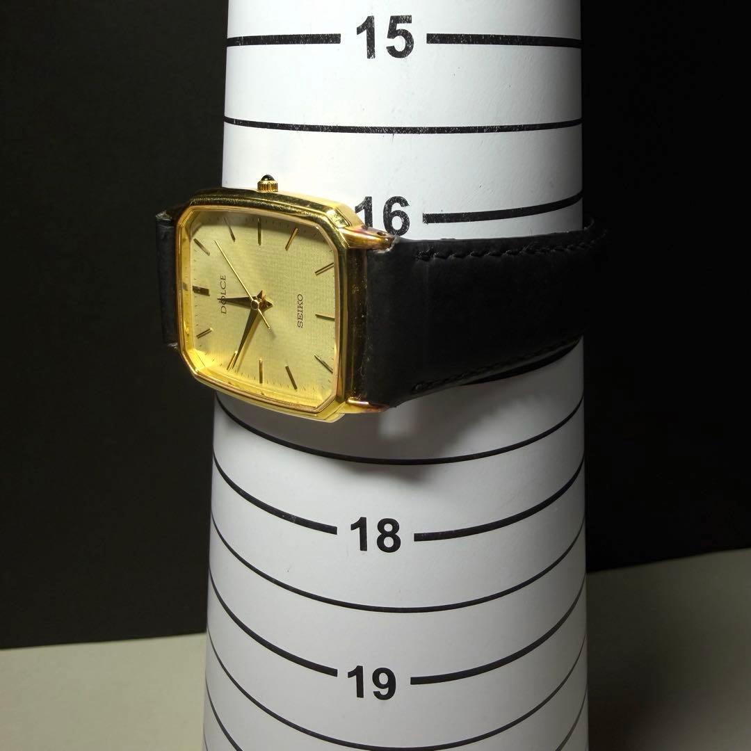 稼働★SEIKO★セイコー DOLCE 8N41-5160 ドルチェ ゴールド黒