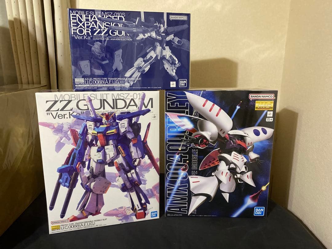 ふ*ん様 ZZ GUNDAM Ver.Ka &拡張キット セット、MG キュベレ