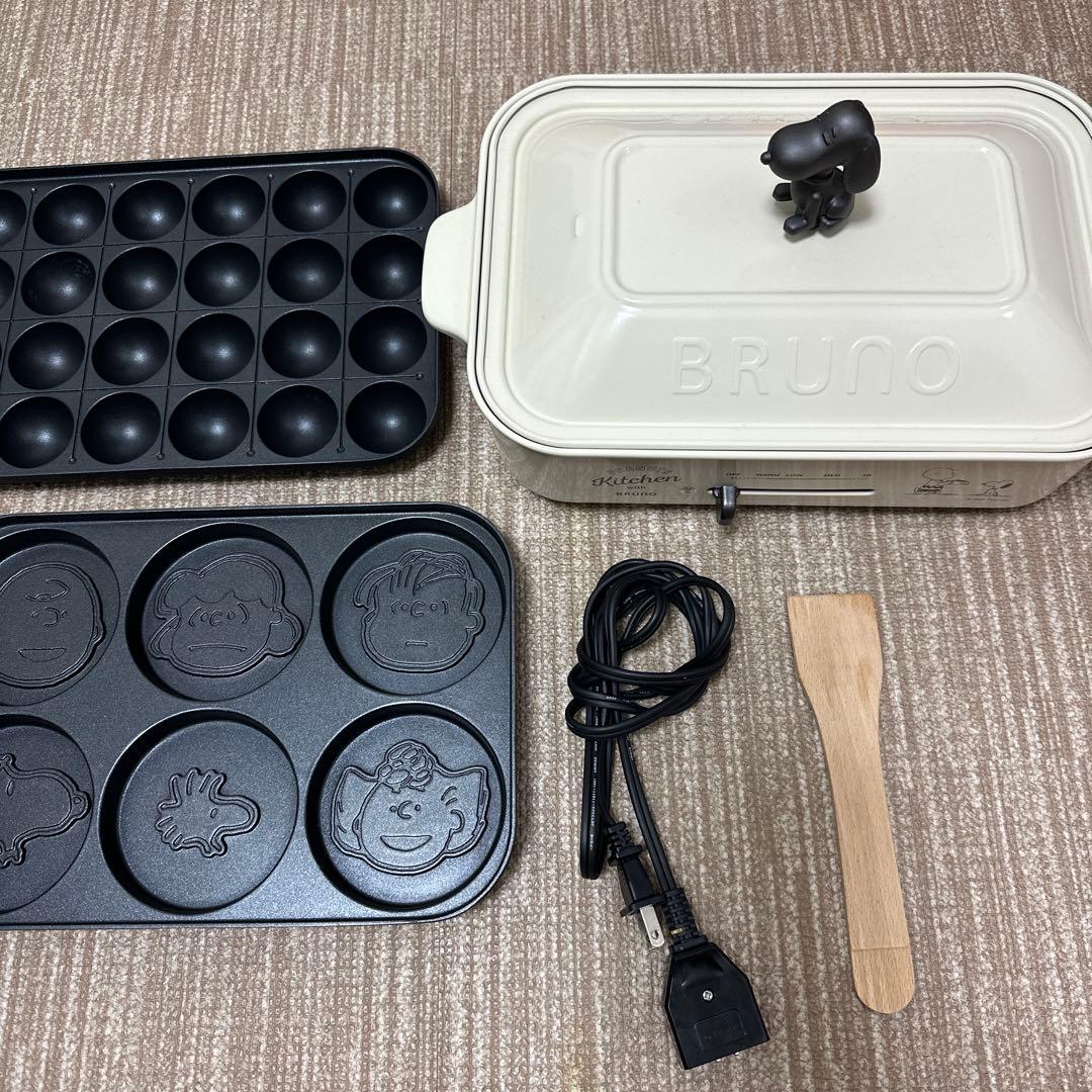 BRUNO ホットプレート たこ焼き　スヌーピー