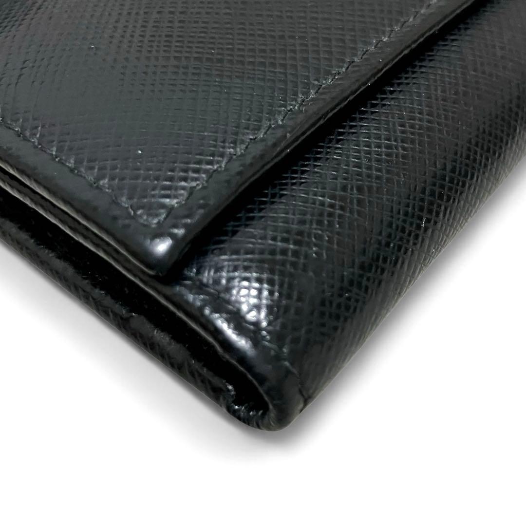 syunki 様PRADA プラダ サフィアーノレザー 6連キーケース ブラック