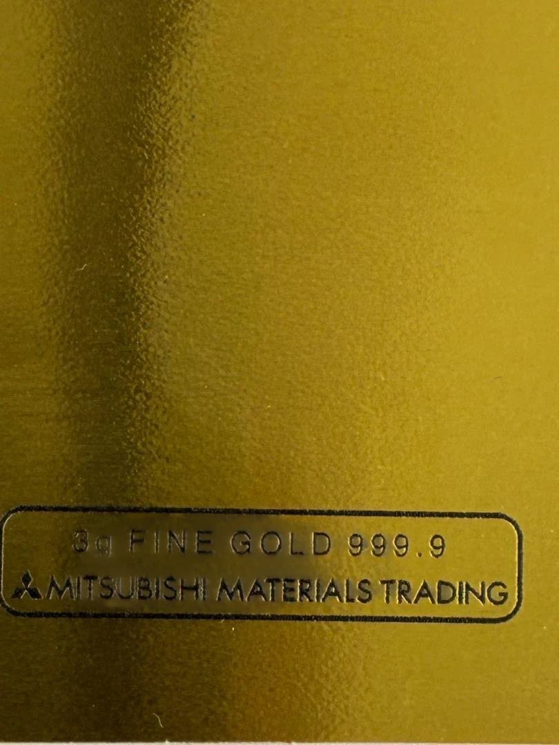 ❥道3921　TOKYO2020 P&G 純金カード 3g 額装品