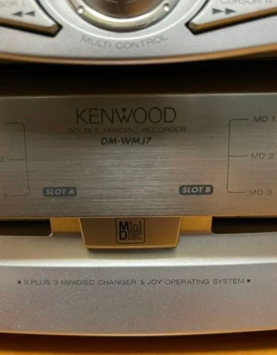 懐かしい レトロ 昭和 KENWOODステレオ MD ラジオ 古い