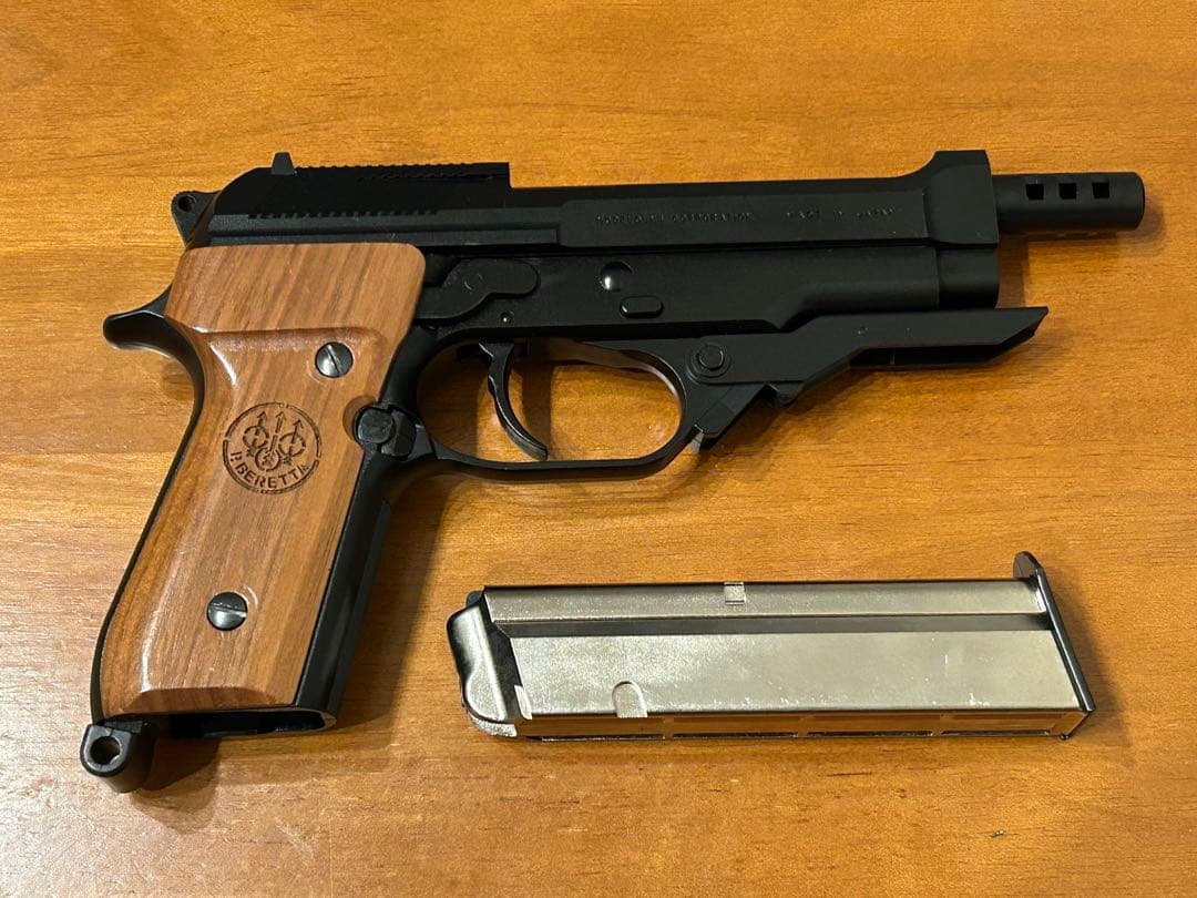 美品 動作確認済み MGC M93R ネグリ 木製グリップ仕様