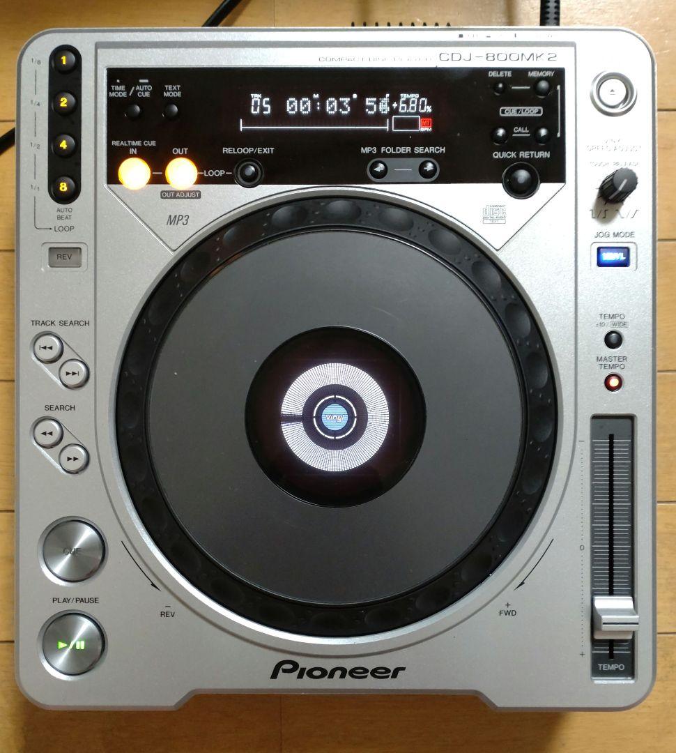 Pioneer CDJ-800mk2 　動作確認済み　元箱あり　美品