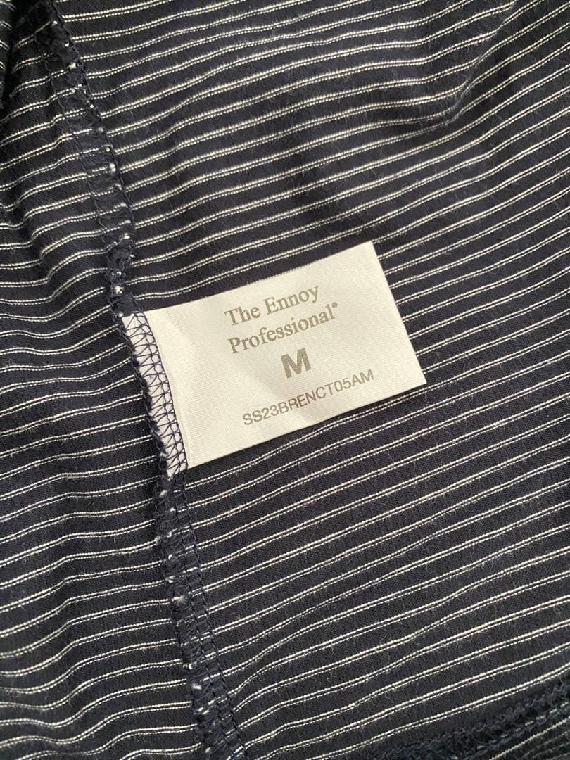 【値下・美品】Ennoy BORDER S/S TEE NAVY size:M