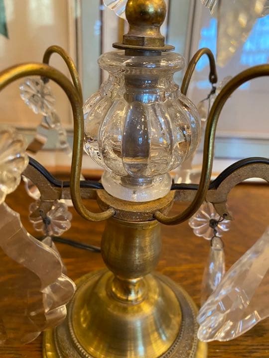 イギリス　アンティーク　テーブルシャンデリア