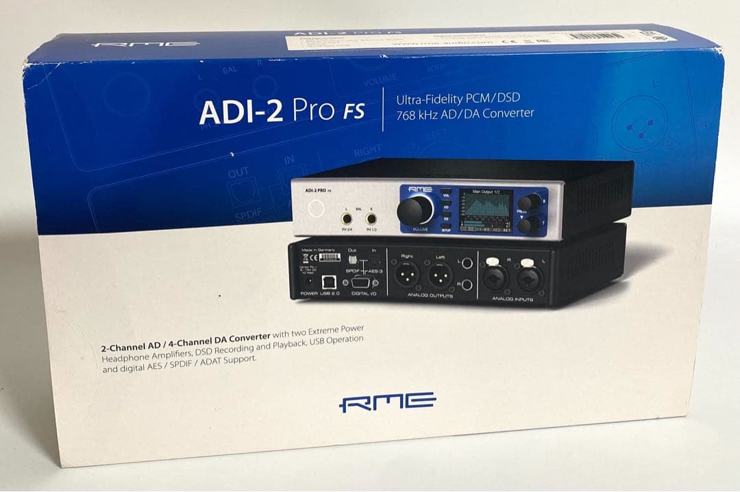 RME ADI-2 Pro FS AD/DAコンバーター インターフェース