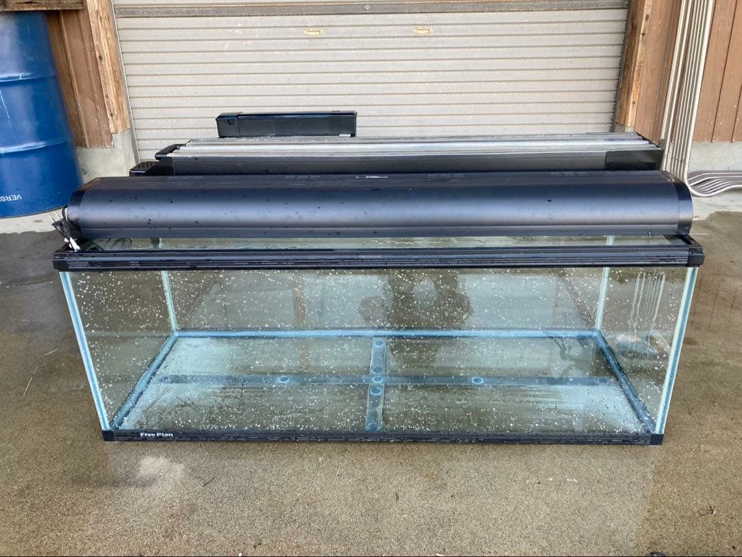 ガラス水槽セット 上部フィルター付き　120cm 熱帯魚