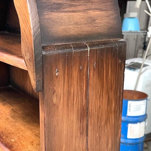 アンティーク　ロケット型オープンラック　アーチ状ブックシェルフ