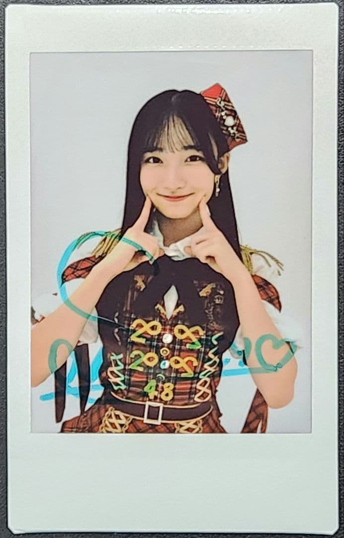 AKB48 白鳥沙怜 武道館20周年LIVE チャンスくじD賞 サイン入りチェキ