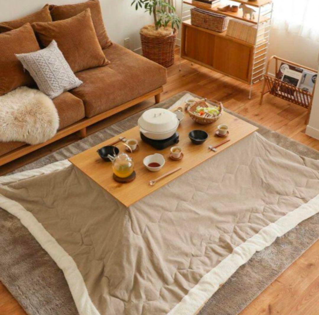 美品　Re:CENO　リセノインテリア　こたつテーブル　FAM/NA　120cm