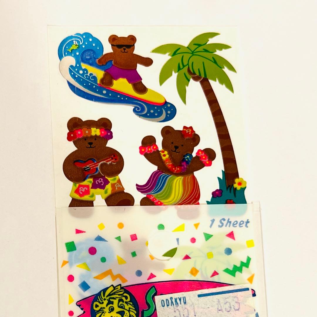 サンディライオン　SANDYLION　クマ　シール