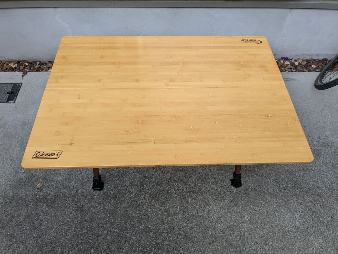 コールマン　コンフォートマスター　バンブーラウンジテーブル/100