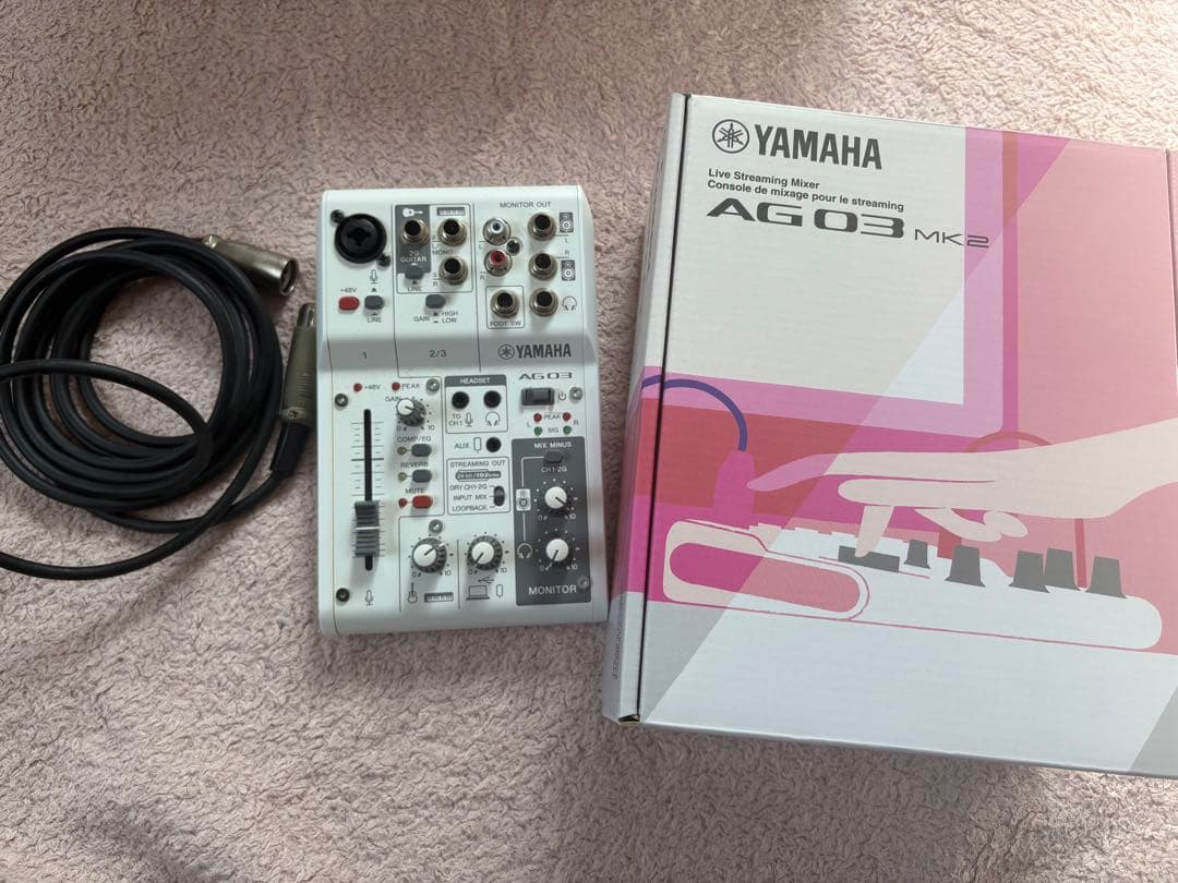 YAMAHA AG03ミキサー