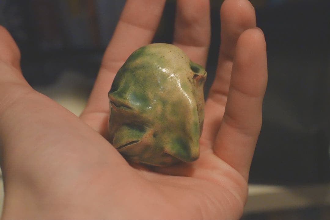 ベヘリット 緑 焼き物