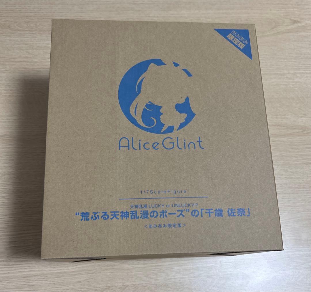 天神乱漫 荒ぶる天神乱漫のポーズの千歳佐奈 1/7 あみあみ限定版 未開封