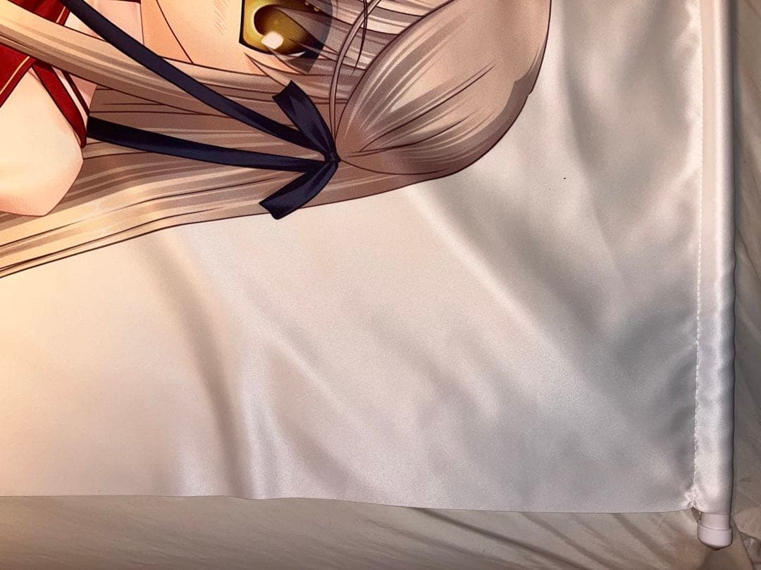 key タイトーくじ　ダブルハッピー賞　等身大超タペストリー　直筆サイン入り