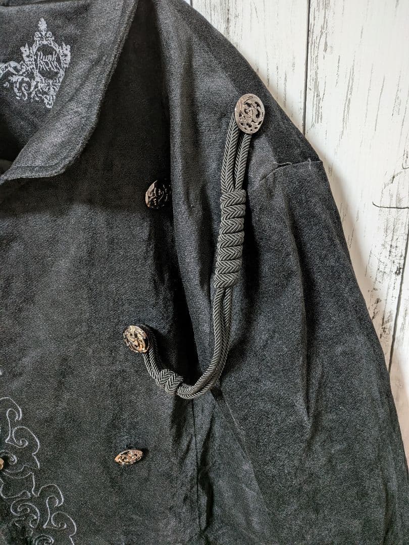 PUNK RAVE ダブルブレストジャケット 刺繍デザイン　裏地豪華　ゴスロリ