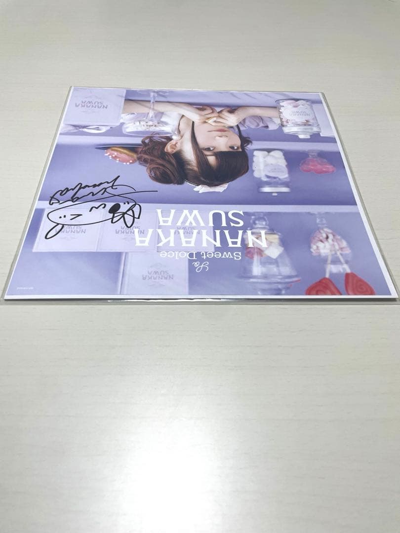 【直筆サイン入り】諏訪ななか 『So Sweet Dolce』 メガジャケ