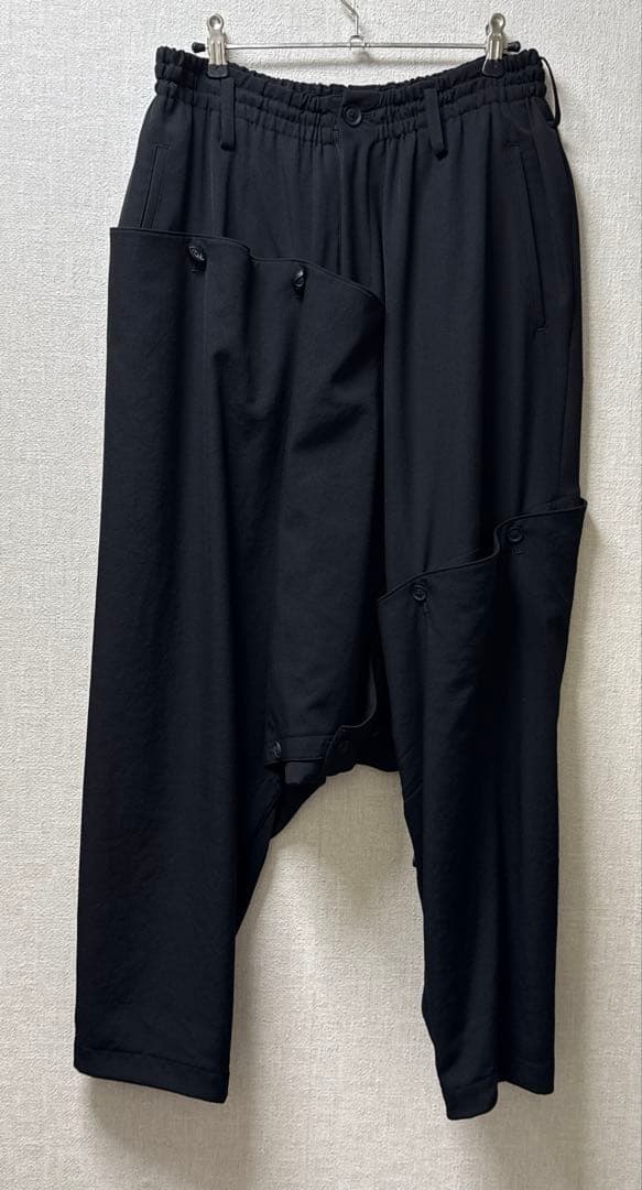 目玉カバーサルエルパンツ　ヨウジヤマモトプールオム