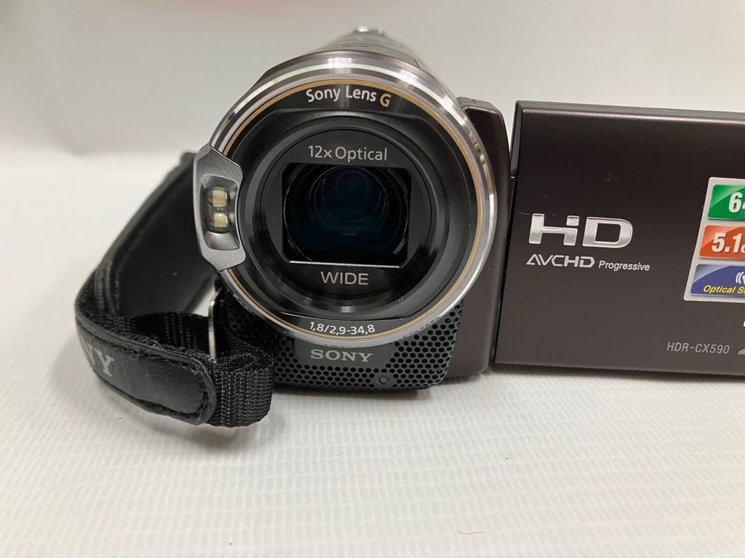 SONY HDR-CX590 デジタルビデオカメラ バッテリー・充電器・収納袋付