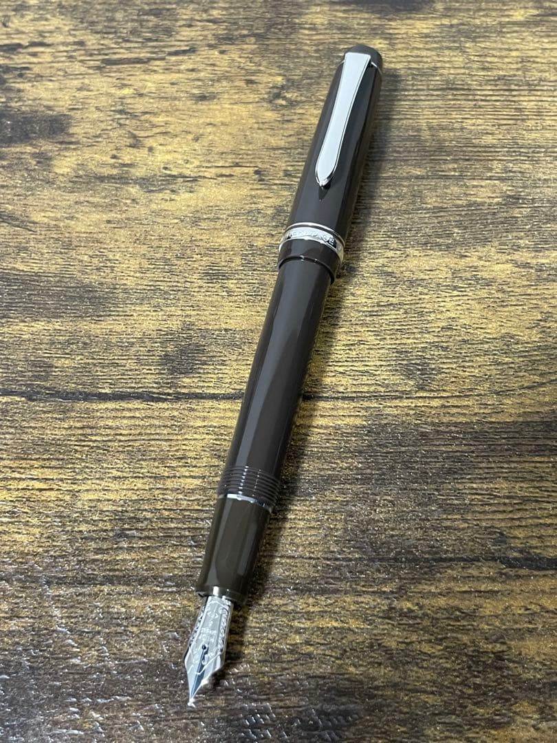 試筆のみ　山栗　カスタム　ヘリテイジ 91 字幅F 万年筆　パイロット