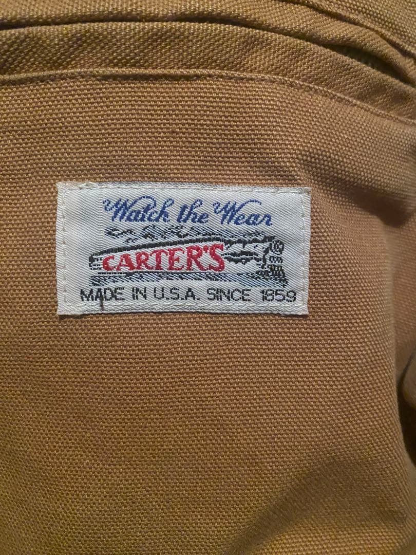 Carter's デトロイトジャケット 列車タグ サイズ38 ビンテージ