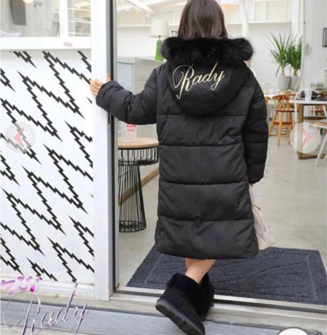 ❤︎Rady ちびrady フードファー　フーディダウンコート❤︎