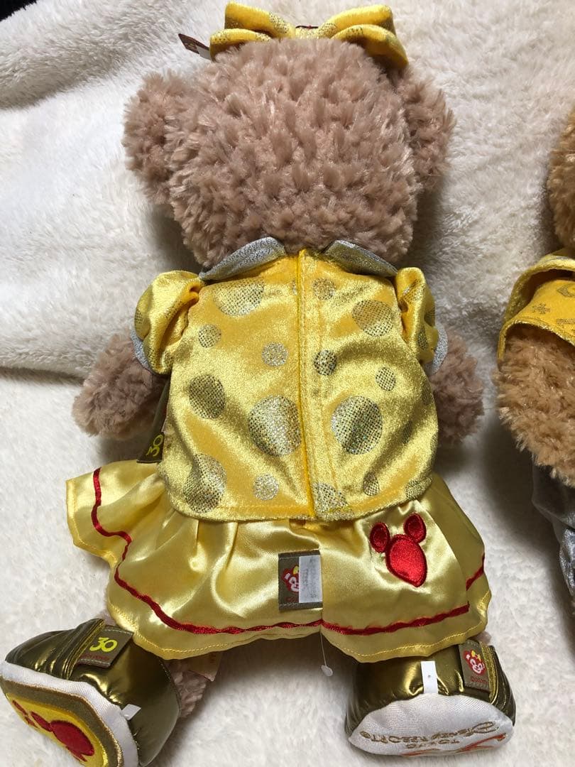 ディズニーリゾート30周年のダッフィー&シェリーメイ（ぬいぐるみS用）のキラキラ