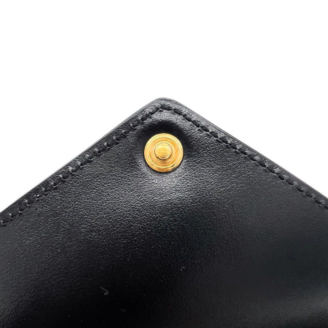 BURBERRY バーバリー チェック×黒 長財布 布袋付