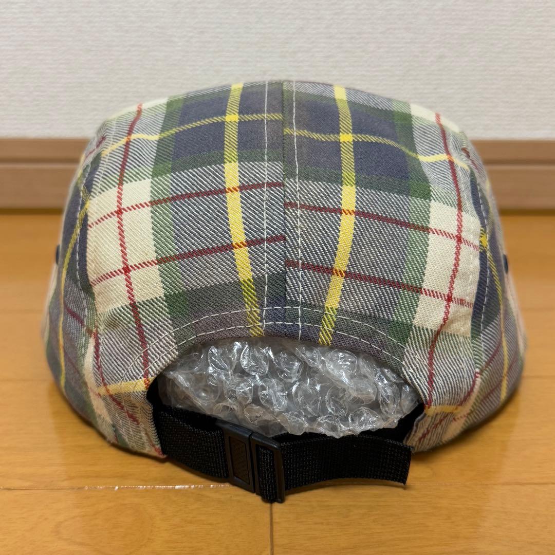 Supreme Tartan Plaid Camp Cap ブルー 2008年