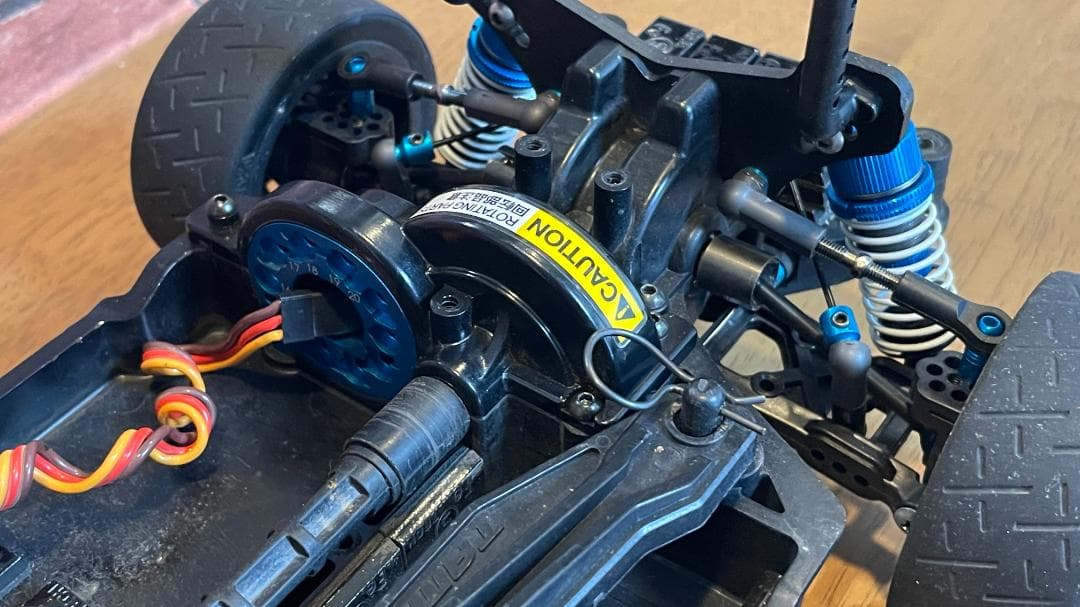 タミヤTT-02 type-XV GRヤリスラリー１ハイブリッドボディ付き