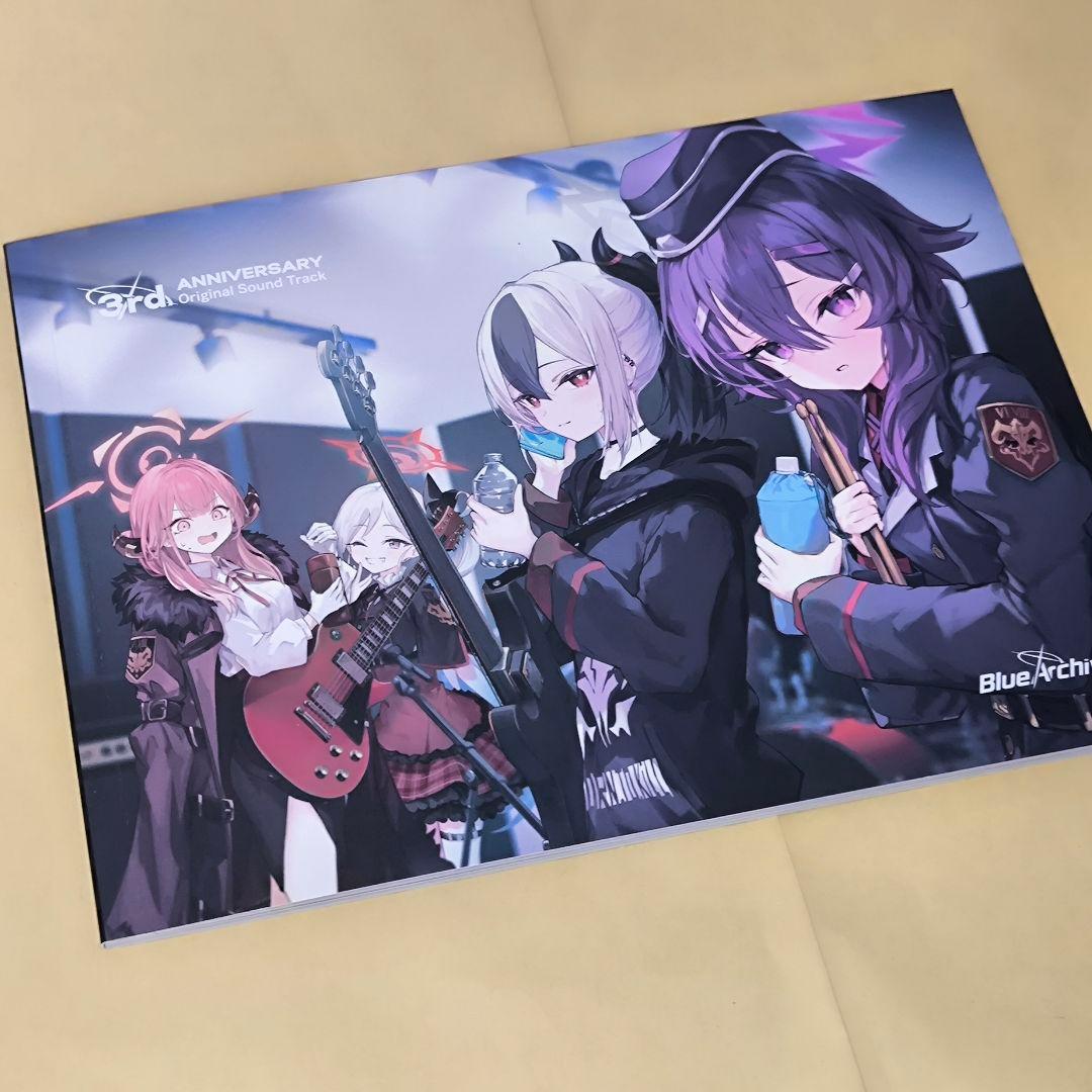 韓国版ブルアカ 3rdAnnivOSTセットCD版+KIT版特典ポスターセット