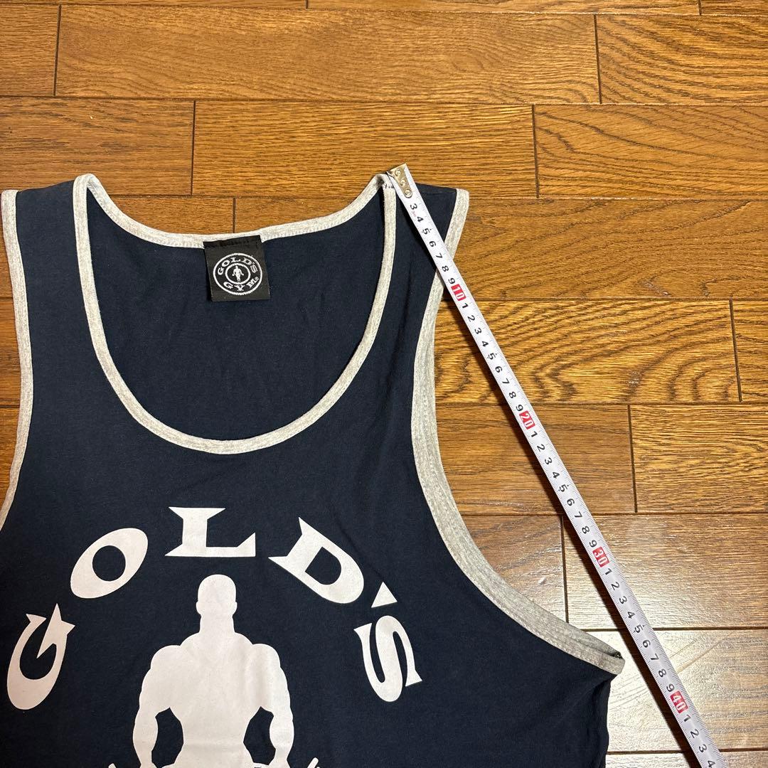 ゴールドジム　リンガータンクトップ　横川尚孝　gold's gym ボディビル