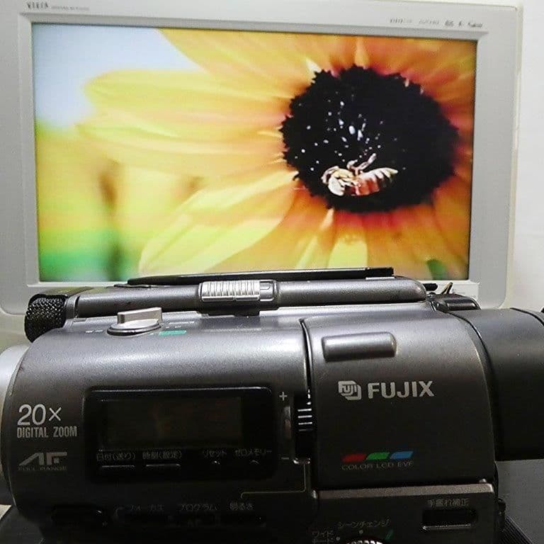 動作良好FUJIX FH20 VideoHi8ビデオカメラ DVDダビングに最適