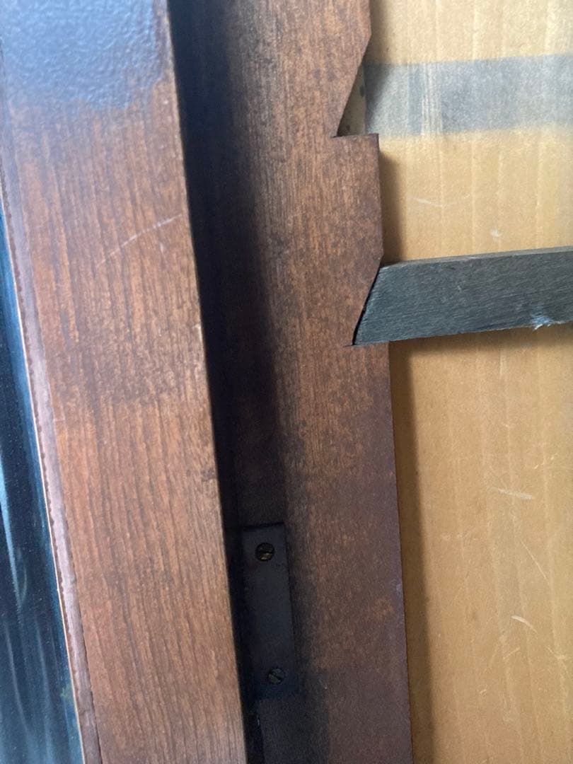 美*桜様 古道具　本棚　ガラスキャビネット