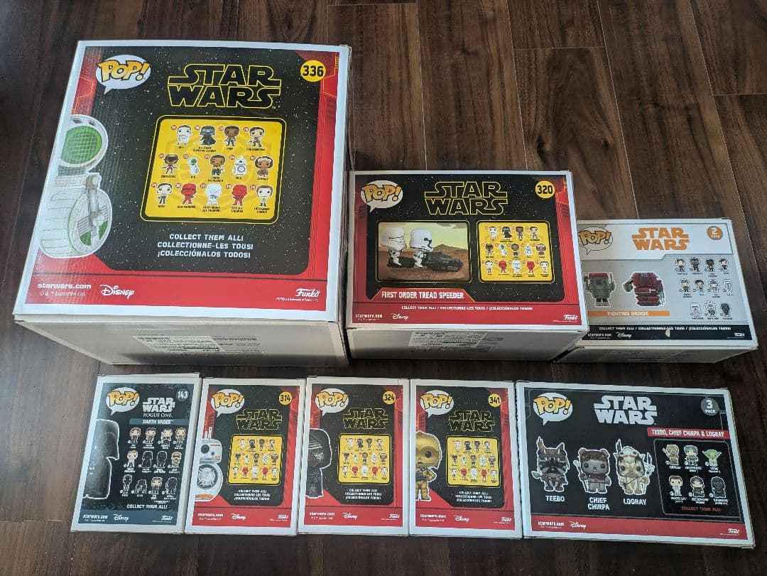 funko pop STARWARS スターウォーズ　８点セット