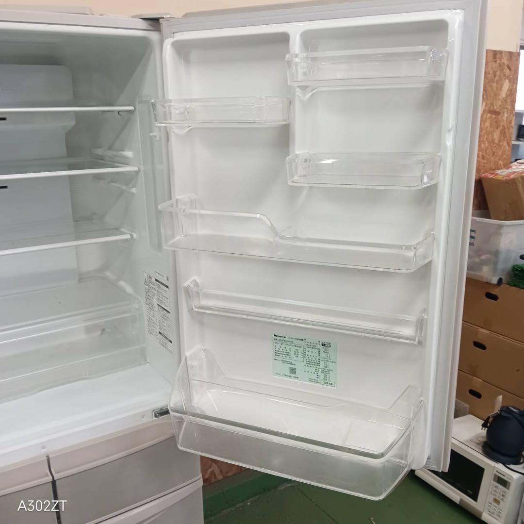 430 パナソニック　大型冷蔵庫　411L 自動製氷　小型　家庭用　右開き