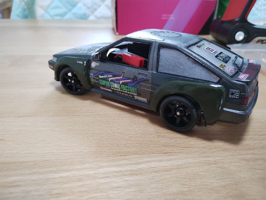 Wltoys K989 rwd ae86ボディ