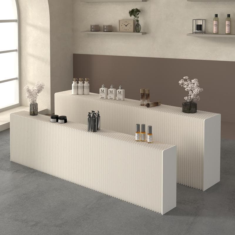 ディスプレイラック展示台セット陳列台 組立不要 折りたたみ長さ2-3ｍ幅42㎝