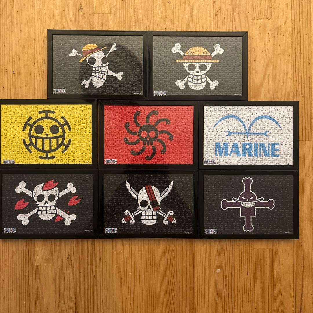 ワンピース　ジグソーパズル完成品　23個セット #ワンピース#海賊旗