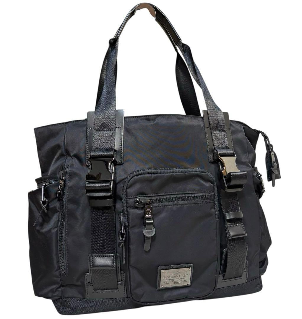 【極美品】MAKAVELIC BIND UP 3 トートバッグ ブラック