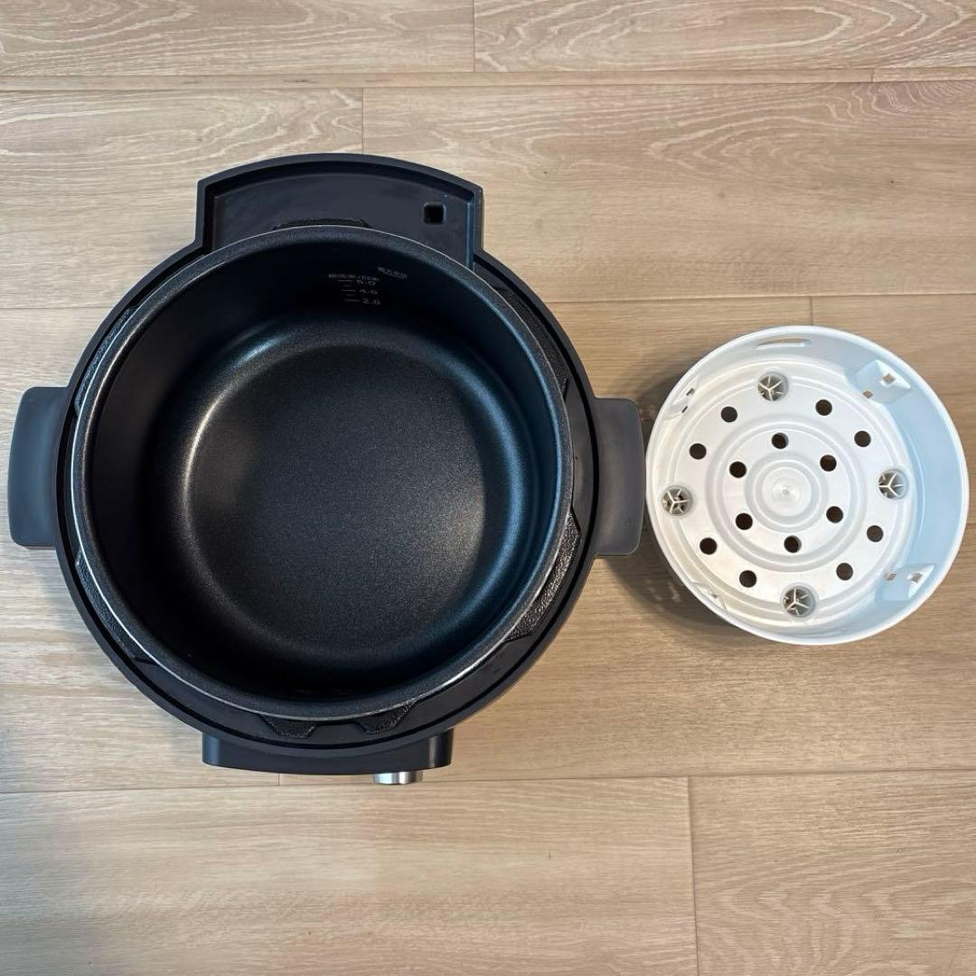 アイリスオーヤマ 電気圧力鍋 4.0L ブラック KPC-MA4-B