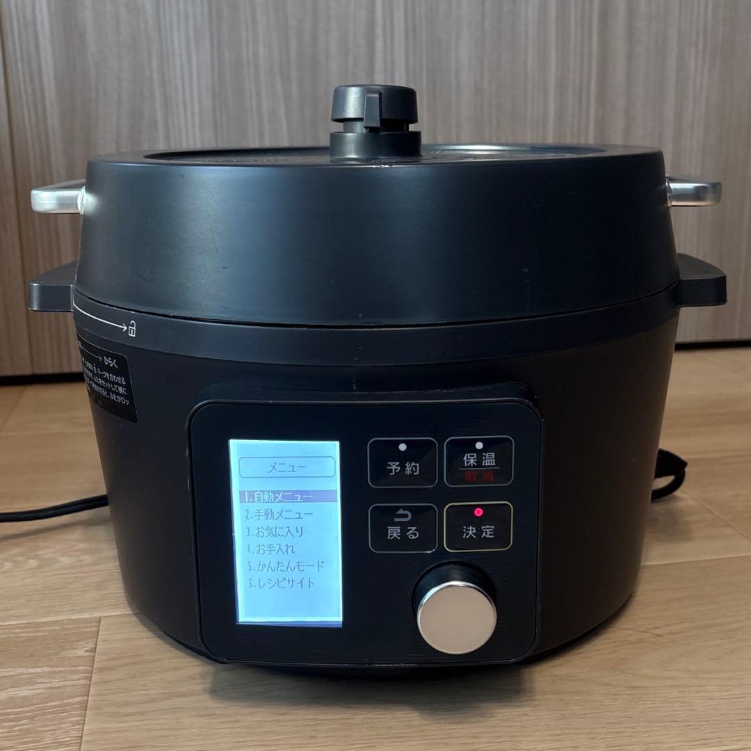 アイリスオーヤマ 電気圧力鍋 4.0L ブラック KPC-MA4-B