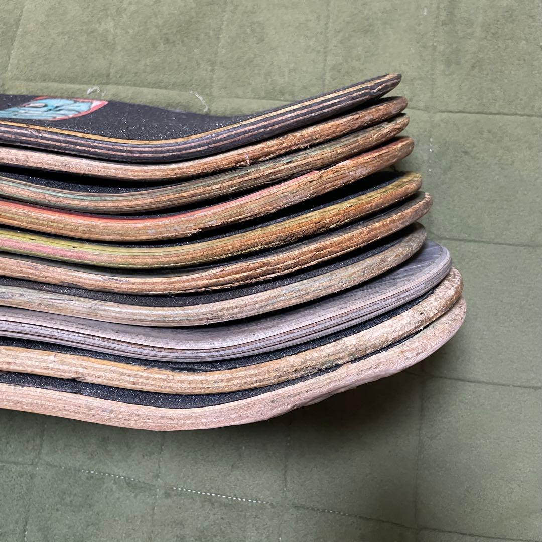 廃デッキ　スケボーデッキ　DIY まとめ売り　スケートボードデッキ　20枚
