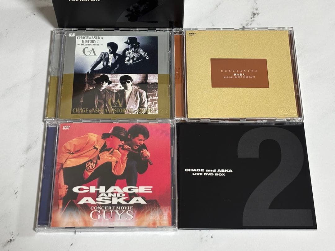 【セット売り】CHAGE AND ASKA LIVE DVD BOX 2、3
