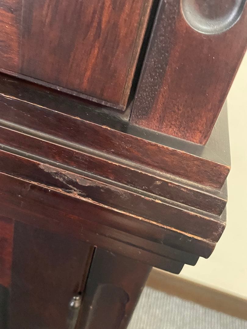 送料無料　北海道民芸家具/キャビネット/食器棚/本棚/カップボード