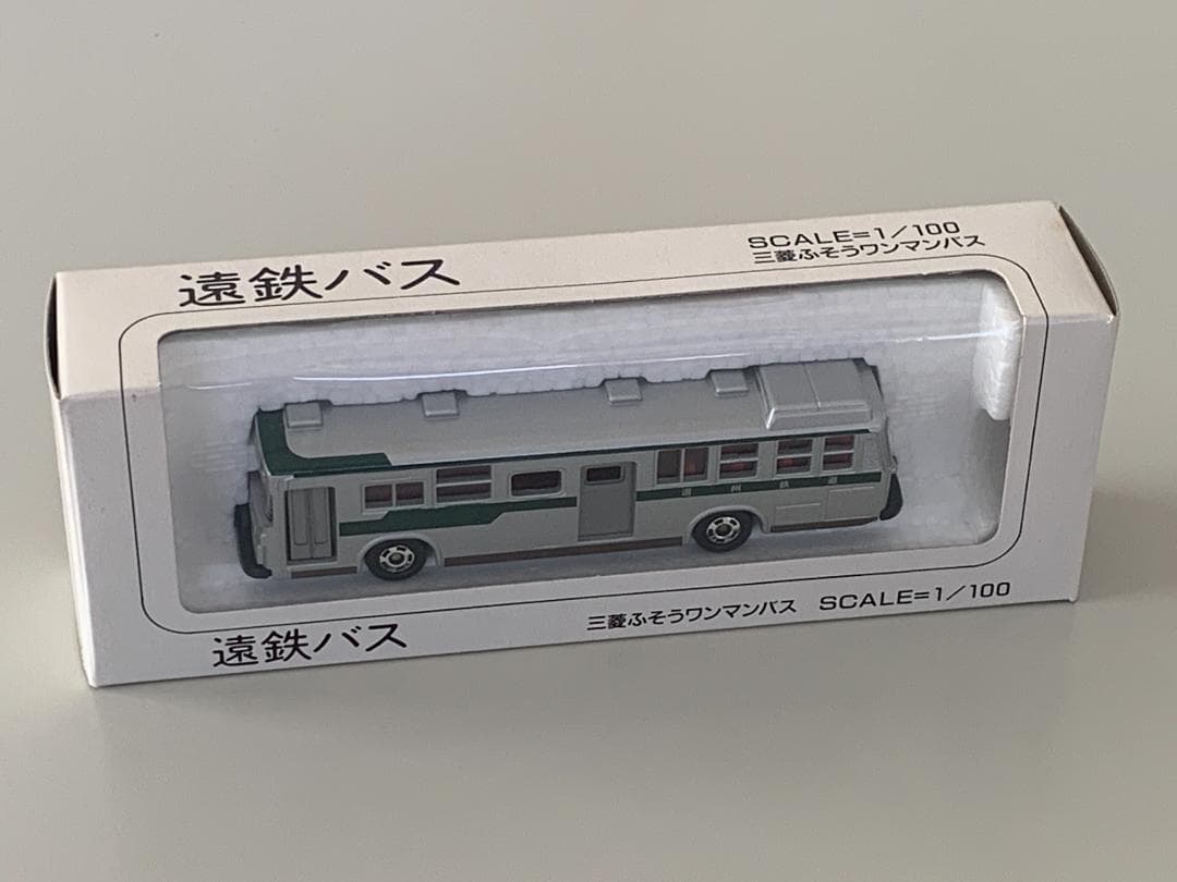 ◆日本製【1/100 遠鉄バス ロングトミカ 三菱ふそうワンマンバス 遠州鉄道】