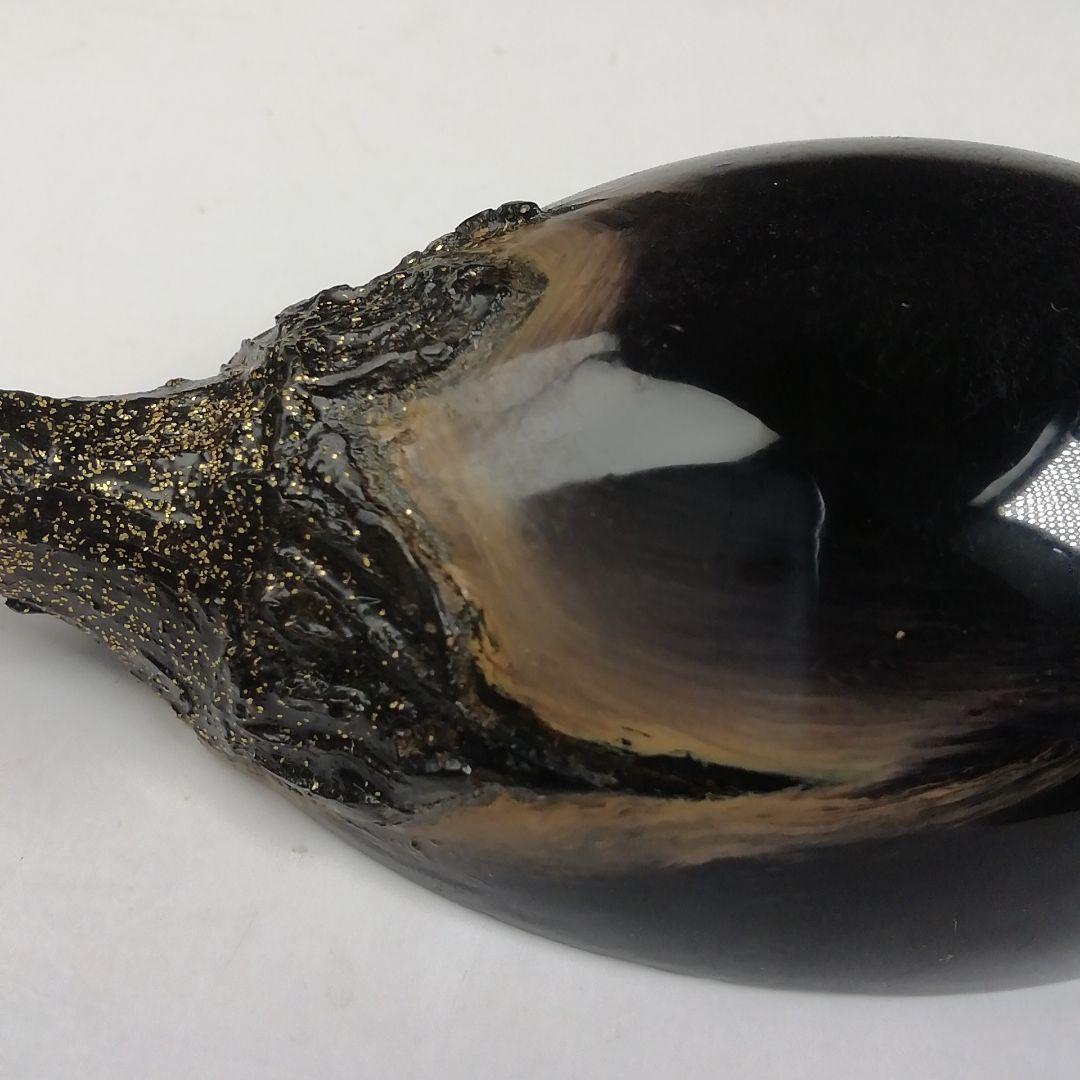 Ｗ１５　香合　『茄子　香合』『塗師　楽堂 作』　共箱　茶道具